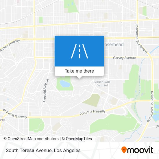 South Teresa Avenue map
