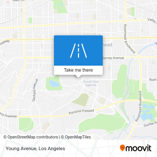 Mapa de Young Avenue