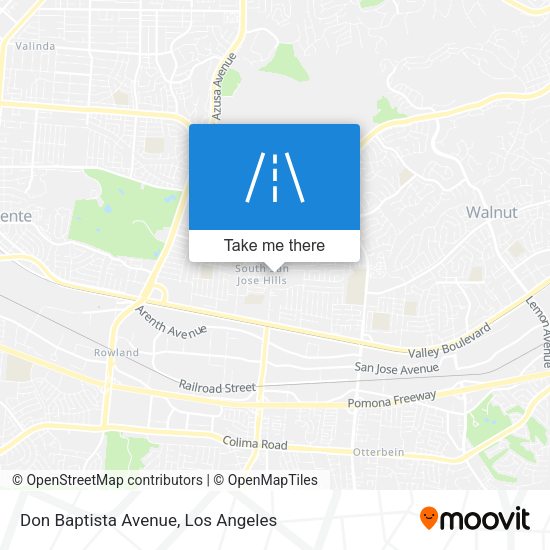 Mapa de Don Baptista Avenue