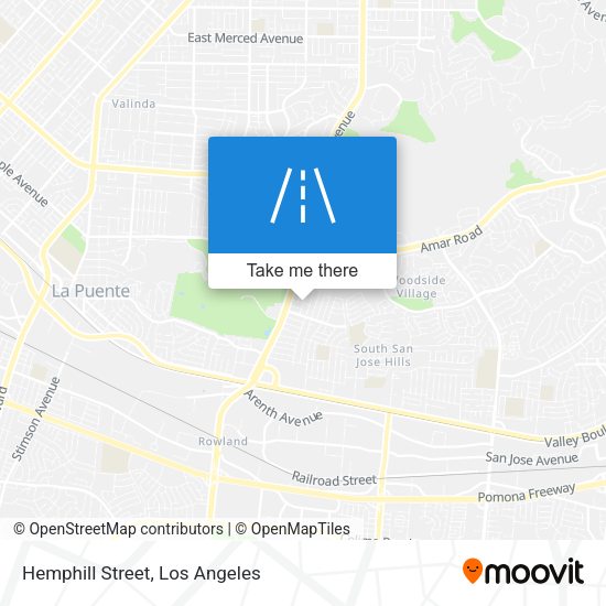 Mapa de Hemphill Street
