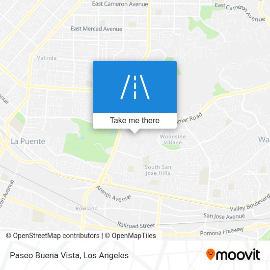 Paseo Buena Vista map