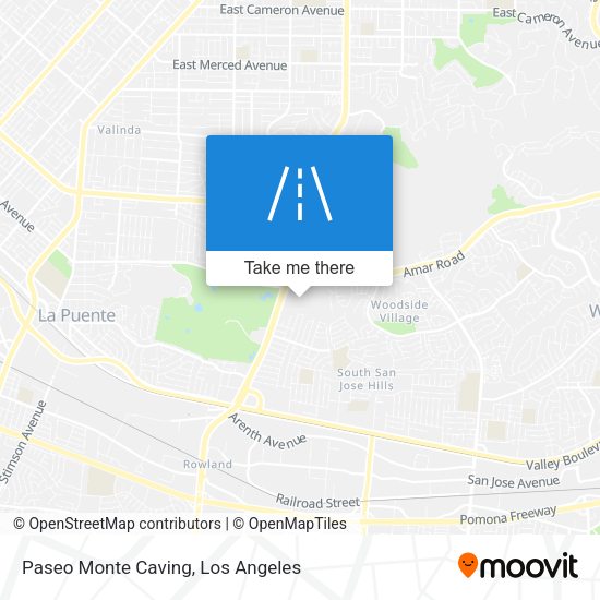 Mapa de Paseo Monte Caving
