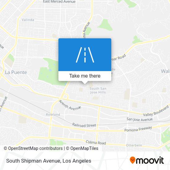 South Shipman Avenue map