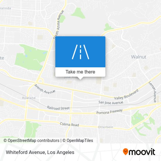 Mapa de Whiteford Avenue