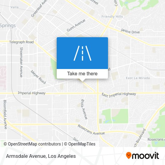 Mapa de Armsdale Avenue