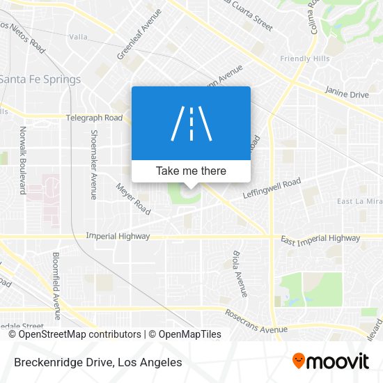 Mapa de Breckenridge Drive