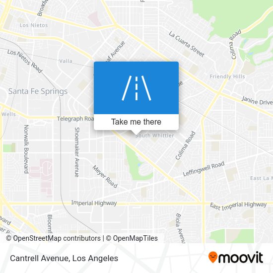 Cantrell Avenue map