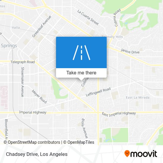 Mapa de Chadsey Drive