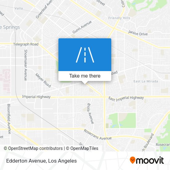 Mapa de Edderton Avenue