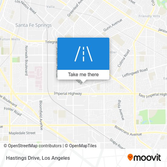Mapa de Hastings Drive