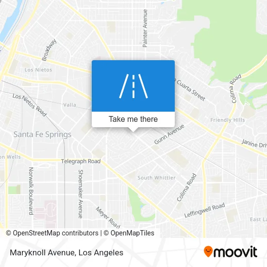 Mapa de Maryknoll Avenue