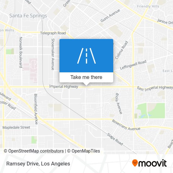 Mapa de Ramsey Drive