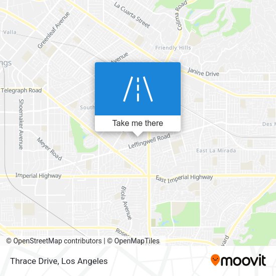 Thrace Drive map