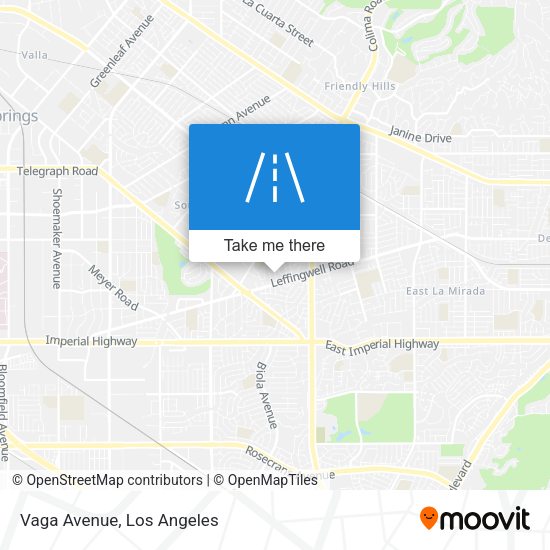 Vaga Avenue map