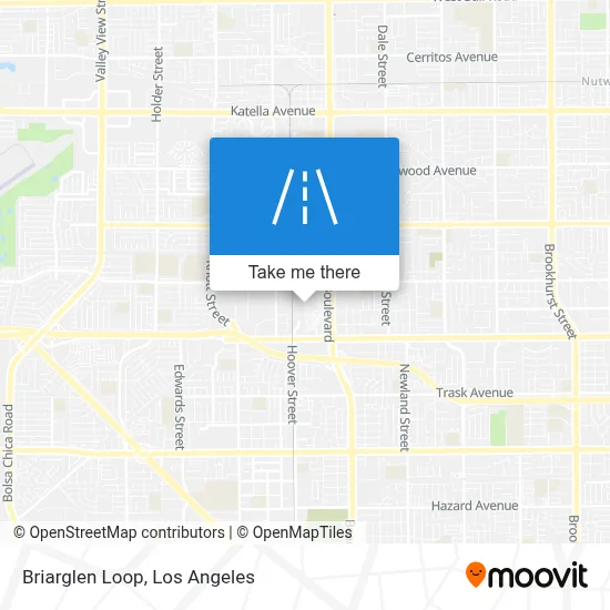 Briarglen Loop map