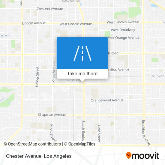 Mapa de Chester Avenue