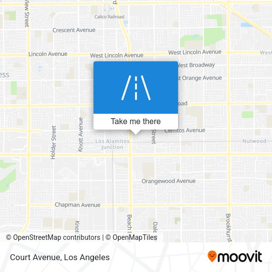 Mapa de Court Avenue