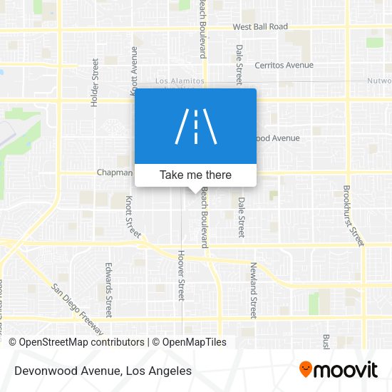 Devonwood Avenue map
