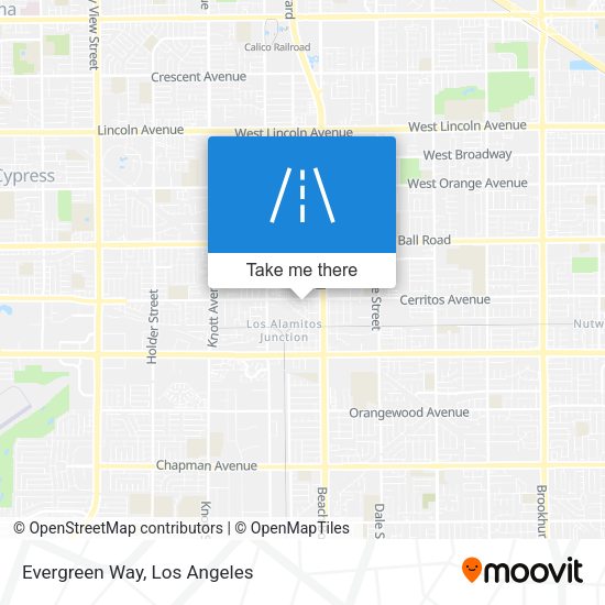 Mapa de Evergreen Way