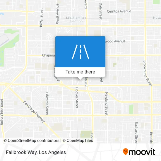 Fallbrook Way map