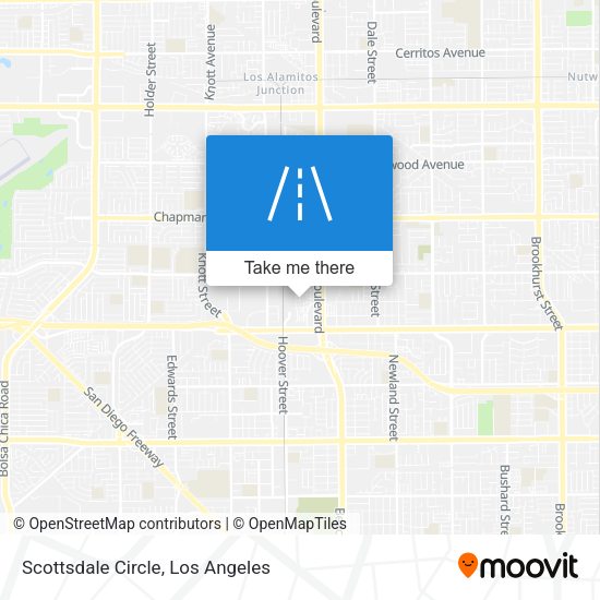 Scottsdale Circle map