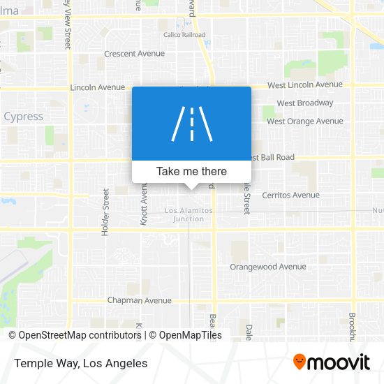 Mapa de Temple Way