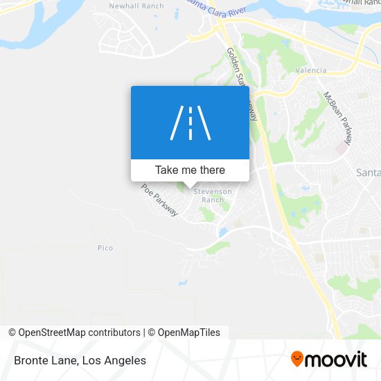 Mapa de Bronte Lane