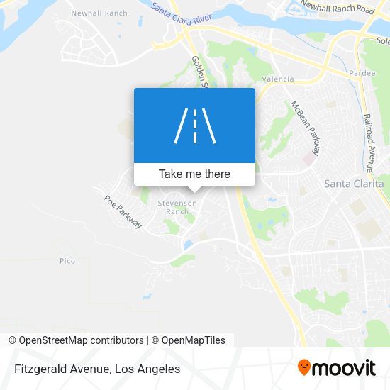 Mapa de Fitzgerald Avenue