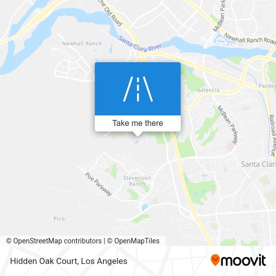 Mapa de Hidden Oak Court