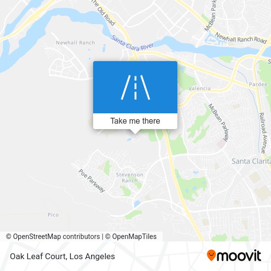 Mapa de Oak Leaf Court