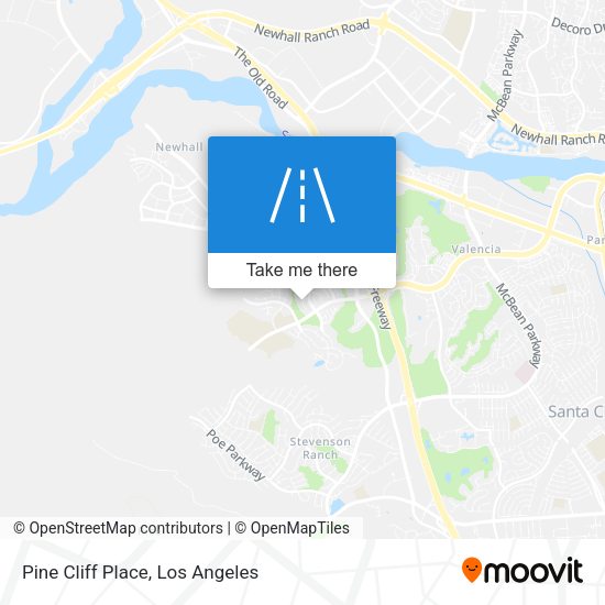 Pine Cliff Place map