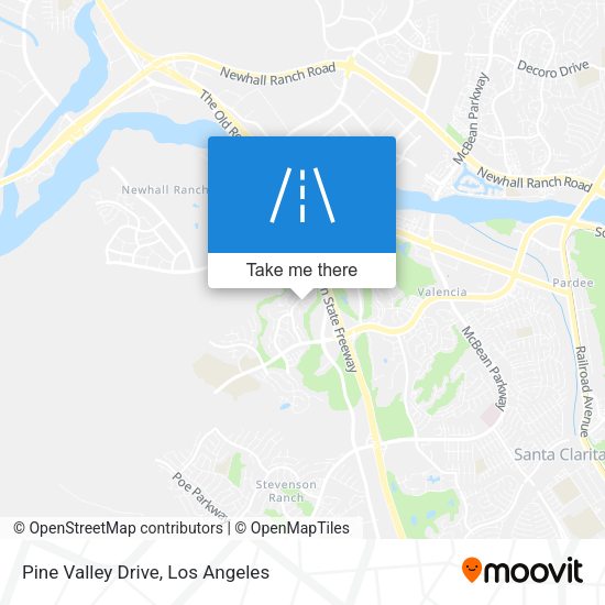 Pine Valley Drive map