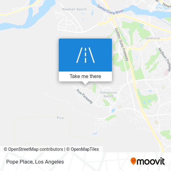 Mapa de Pope Place
