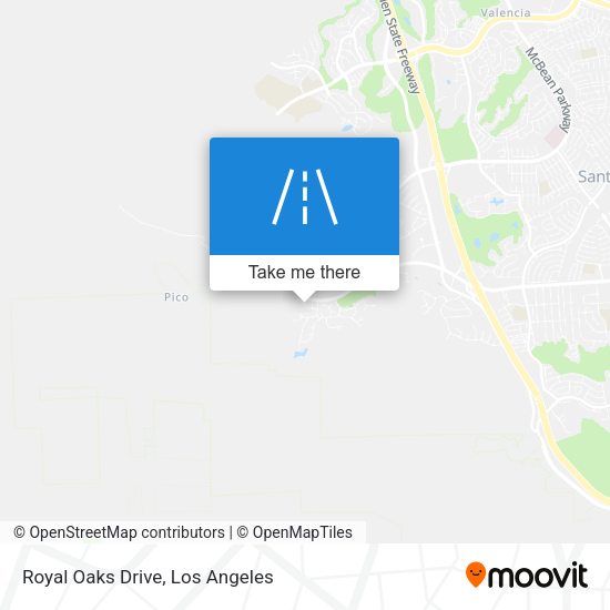 Royal Oaks Drive map