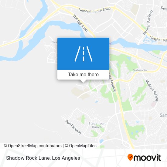 Mapa de Shadow Rock Lane