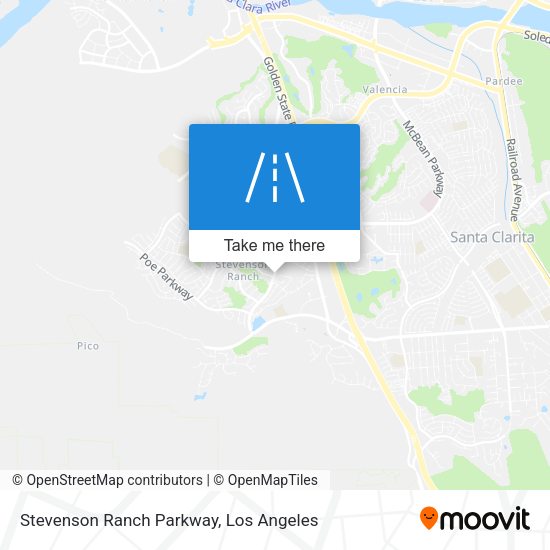 Stevenson Ranch Parkway map