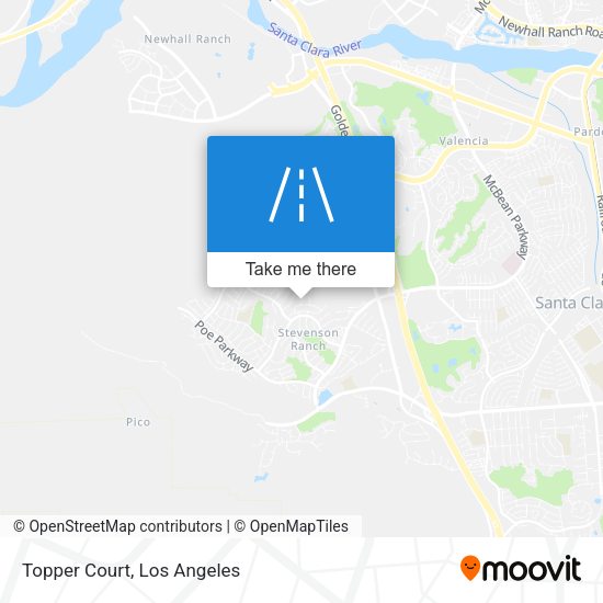 Mapa de Topper Court