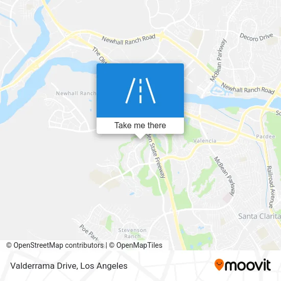 Valderrama Drive map