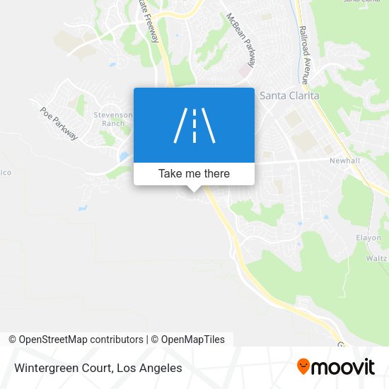Wintergreen Court map
