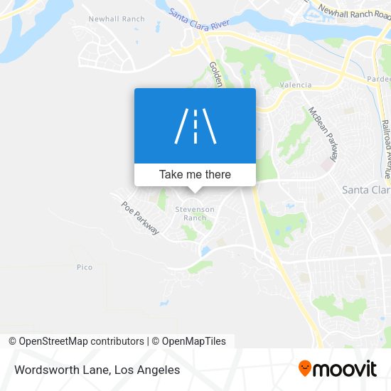 Mapa de Wordsworth Lane