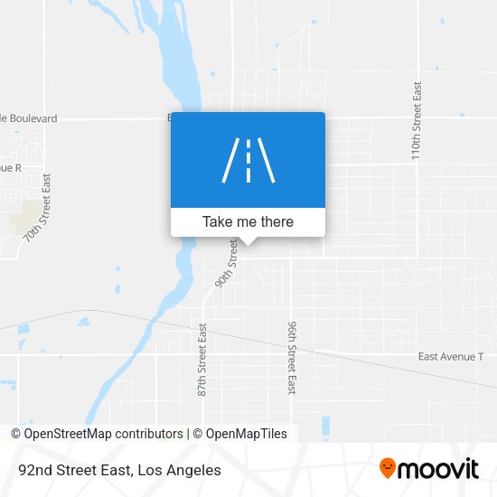 92nd Street East map