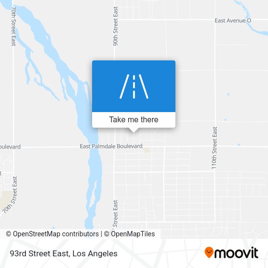 Mapa de 93rd Street East