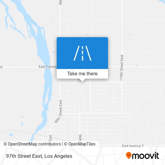 97th Street East map