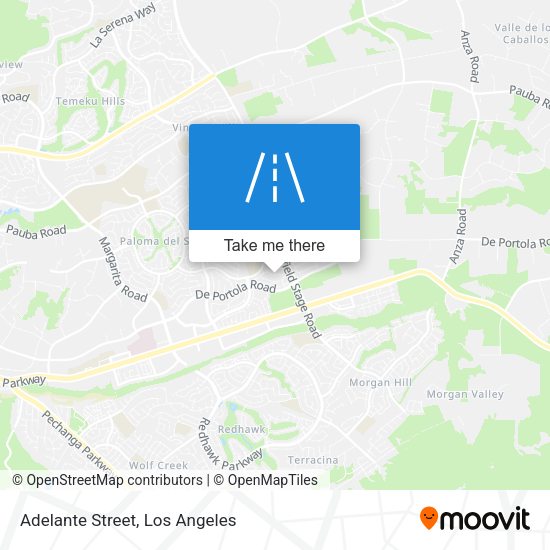 Adelante Street map