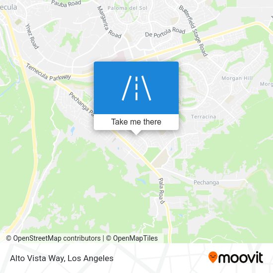 Mapa de Alto Vista Way