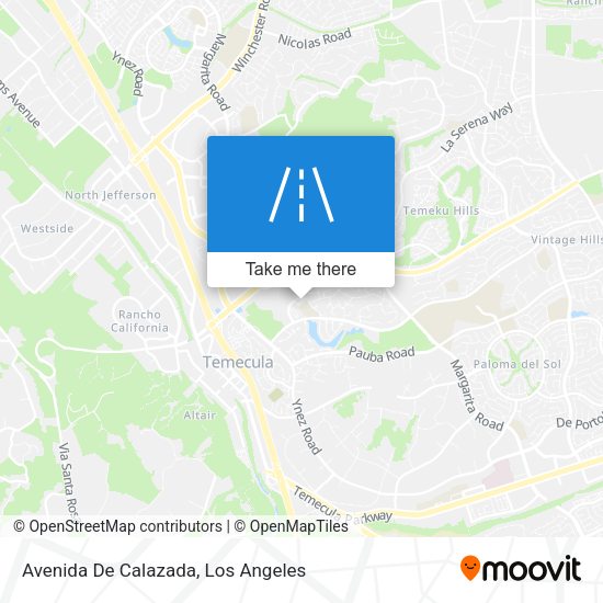 Mapa de Avenida De Calazada