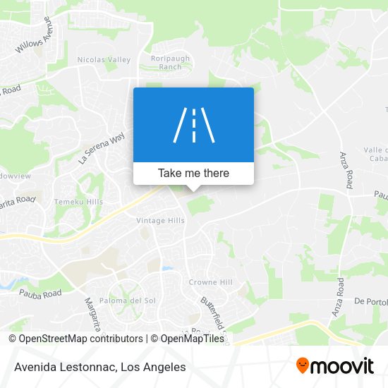 Mapa de Avenida Lestonnac