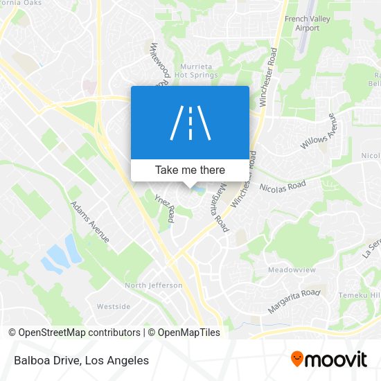 Mapa de Balboa Drive