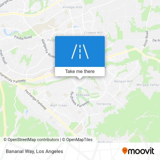 Mapa de Bananal Way