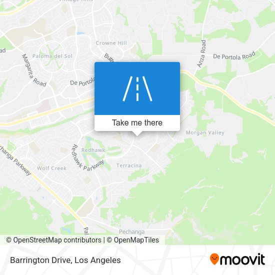 Barrington Drive map